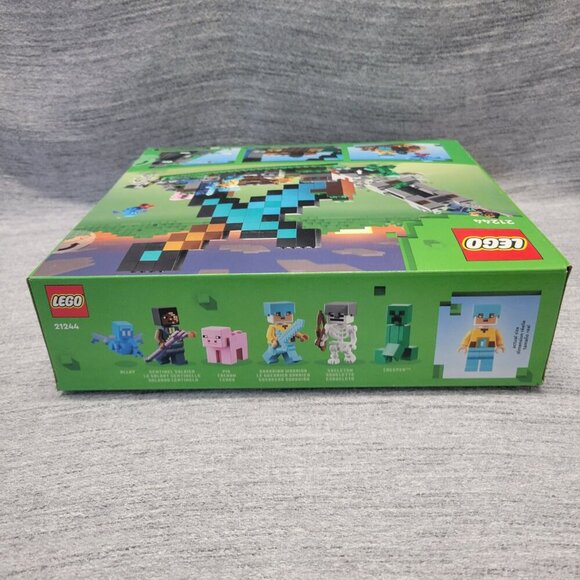 LEGO 21244- Minecraft The Sword Outpost Toy with Mobs - Picture 4 of 6